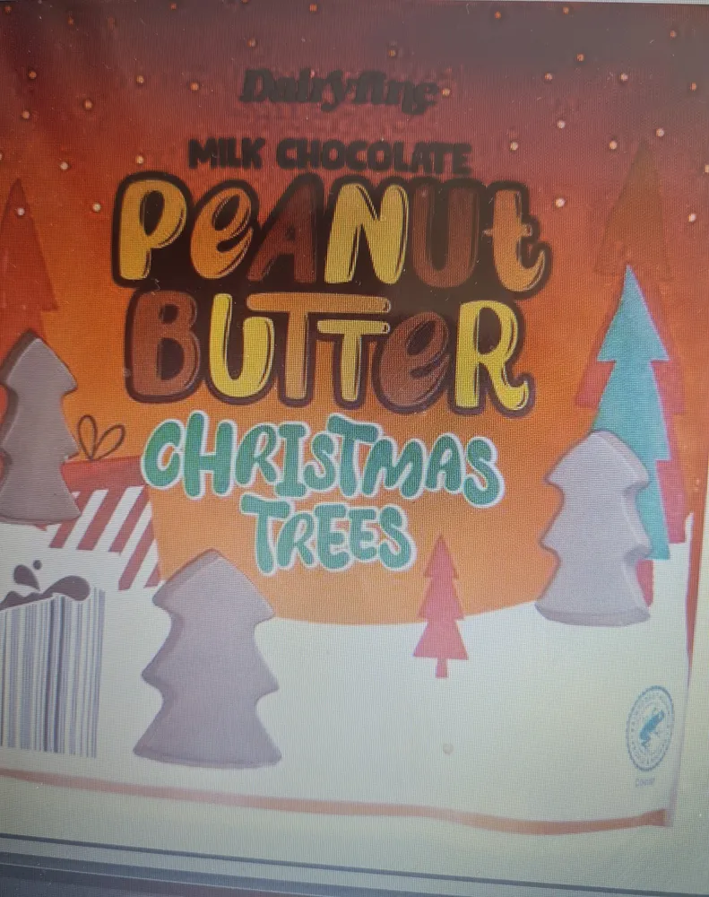 milk chocolate peanut butter christmas trees