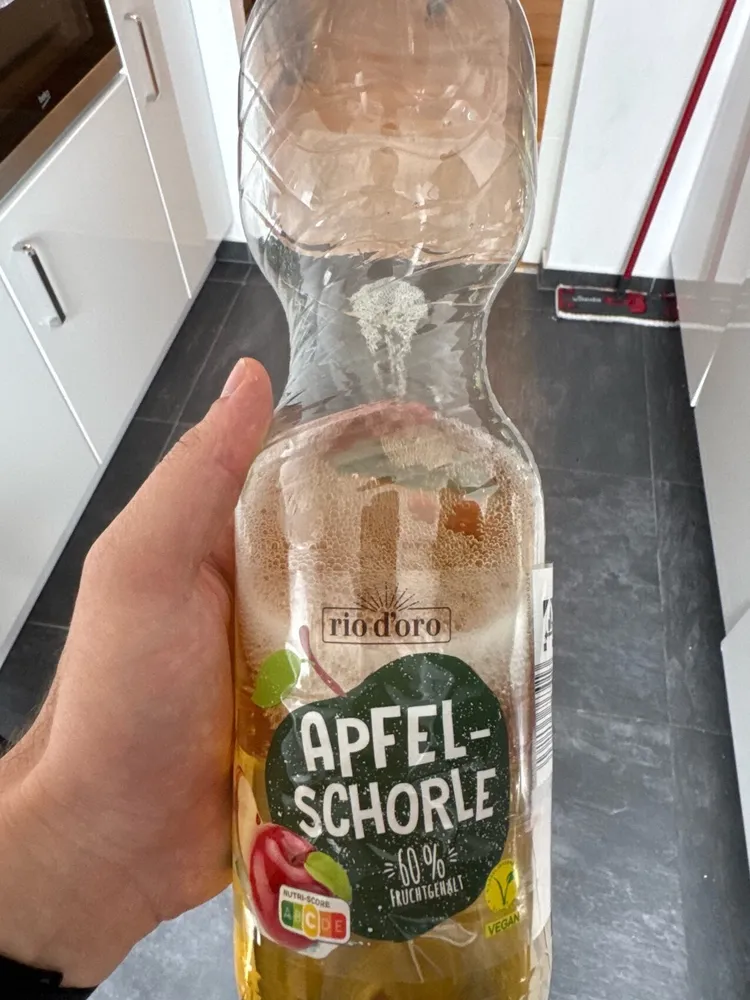 Apfelschorle, 60 % Fruchtgehalt