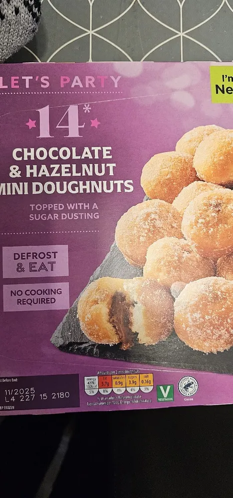 Chocolate And Hazelnut Mini Doughnuts
