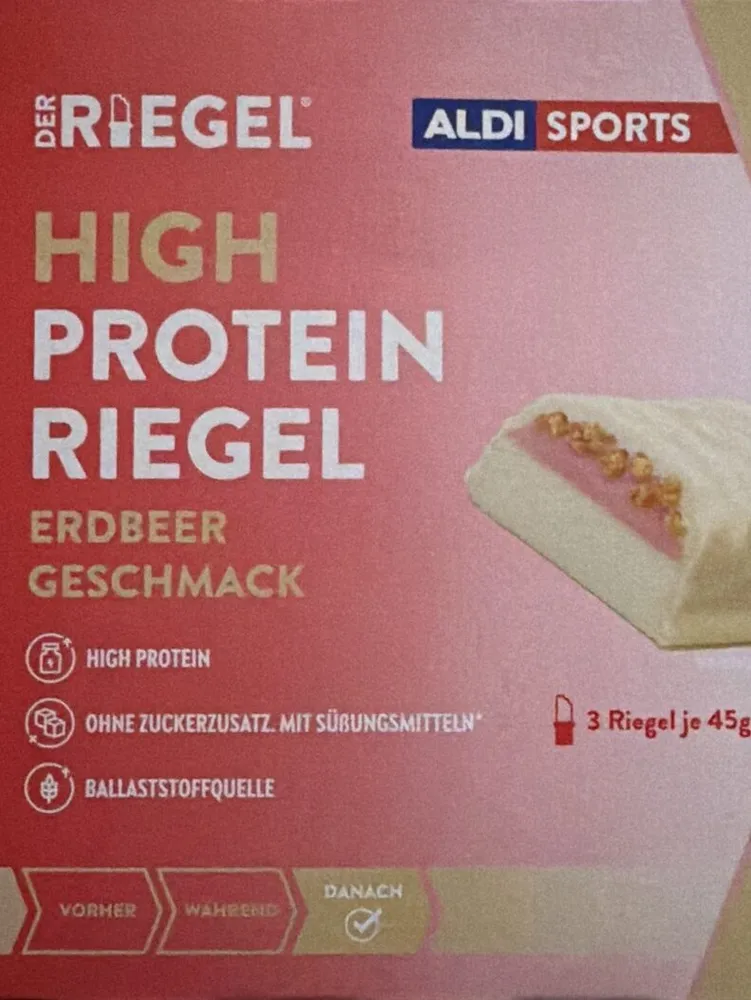 High Protein Riegel - Erdbeer
