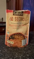 90 Second Microwavable White Rice Roasted Chicken Flavored with Herbs