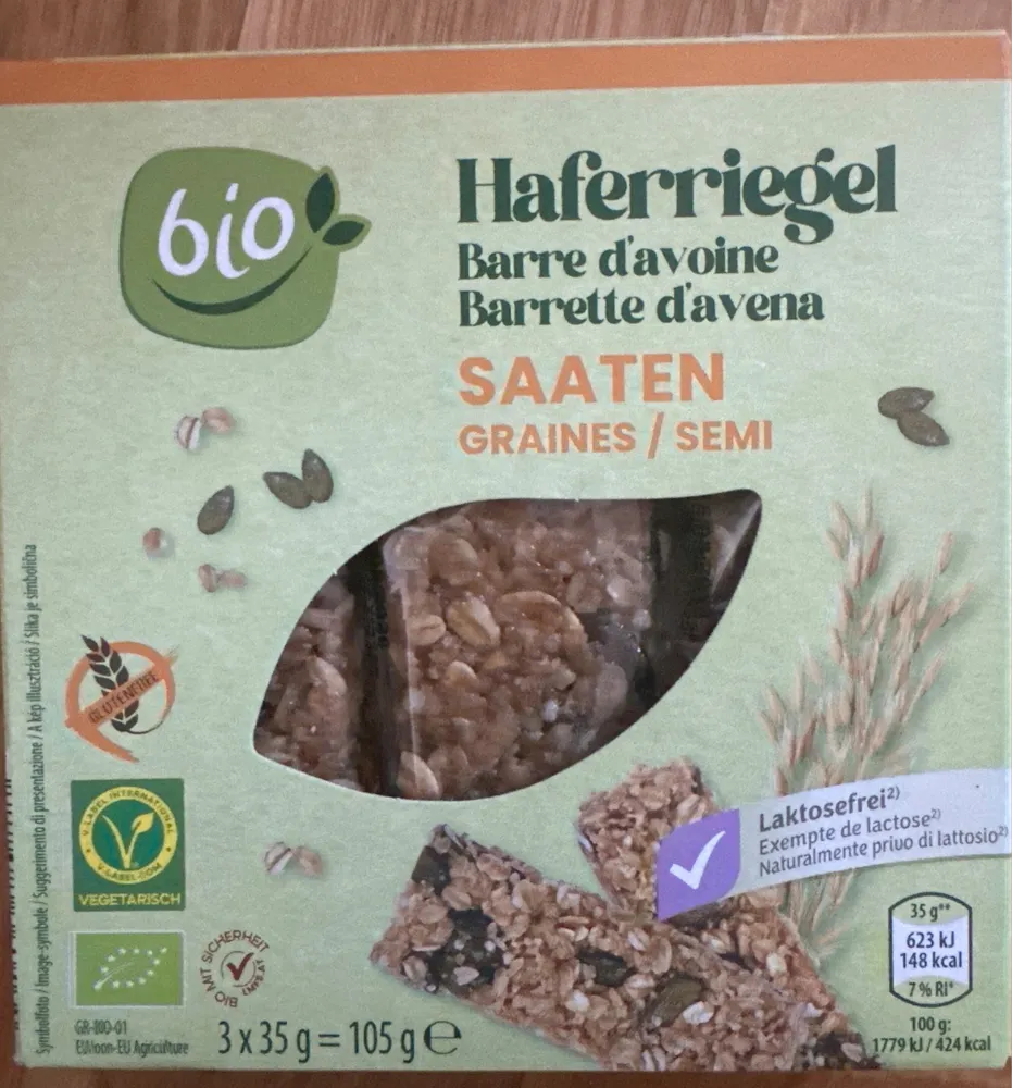 Haferriegel Saaten