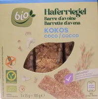 Haferriegel Barre d'avoine Barrette d'avena KOKOS coco / cocco