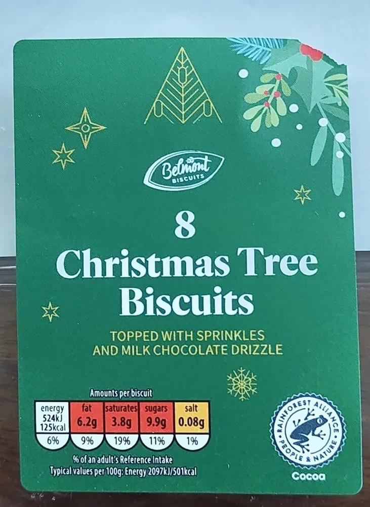 Christmas Tree Biscuits
