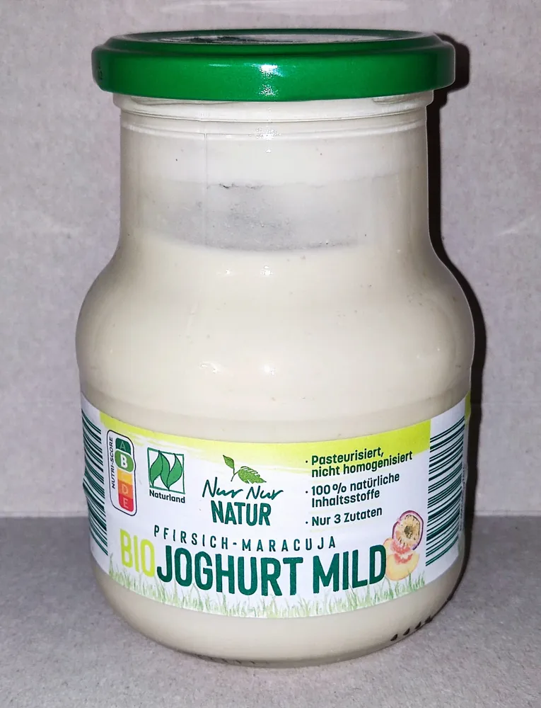 Bio-Joghurt mild - Pfirsich-Maracuja