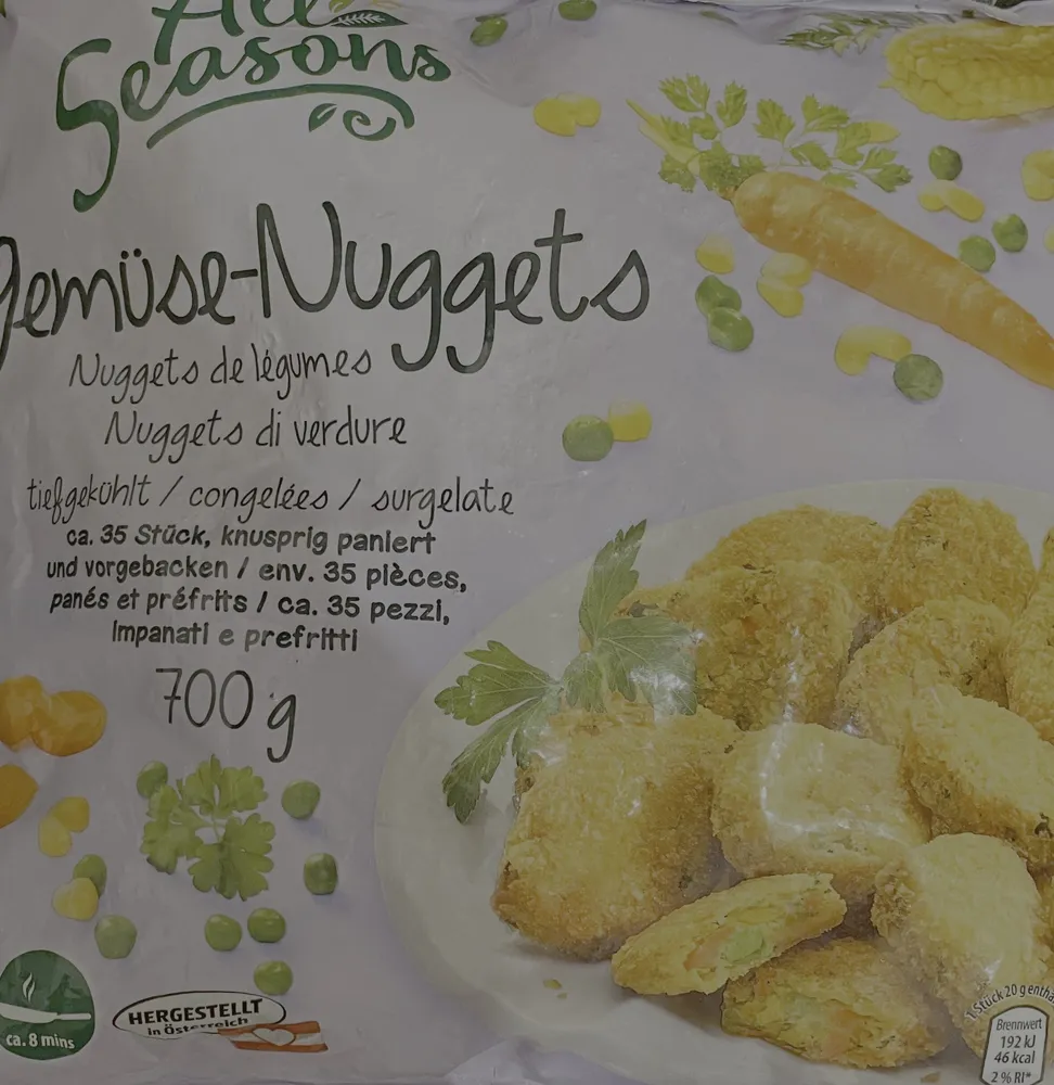 Gemüsenuggets