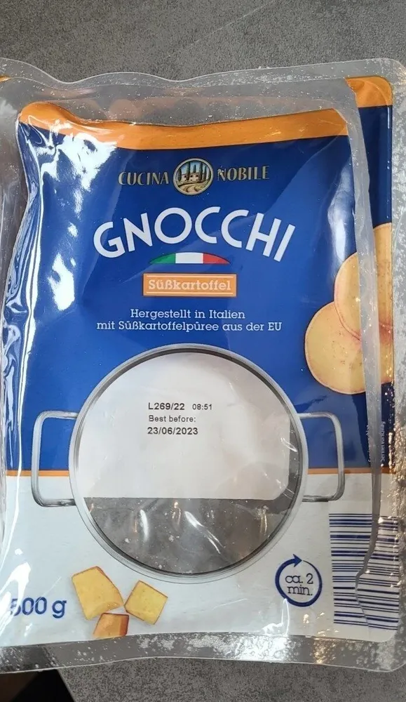 Süßkartoffelgnocci
