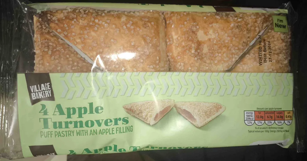4 Apple Turnovers