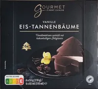 Eis-Tannenbäume Vanille