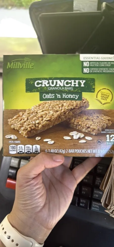 Crunchy Granola Bars Oats 'n Honey