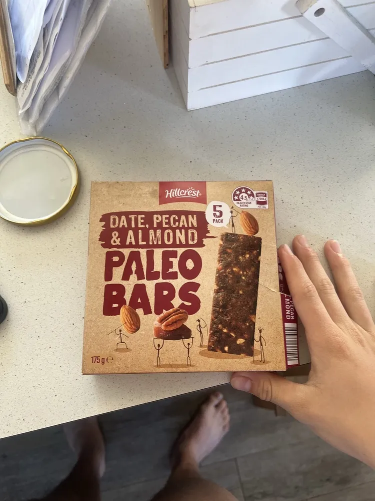 Paleo Bars: Date, Pecan & Almond
