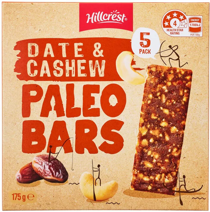 Paleo Bars: Date & Cashew