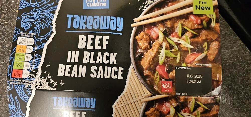 Beef In Black Bean Sauce