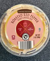 Roasted Red Pepper Goat cheese Dip