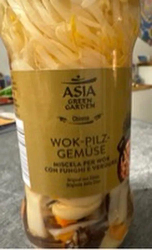 Wok-Pilz-Gemüse