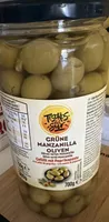 Grüne Manzanilla Oliven