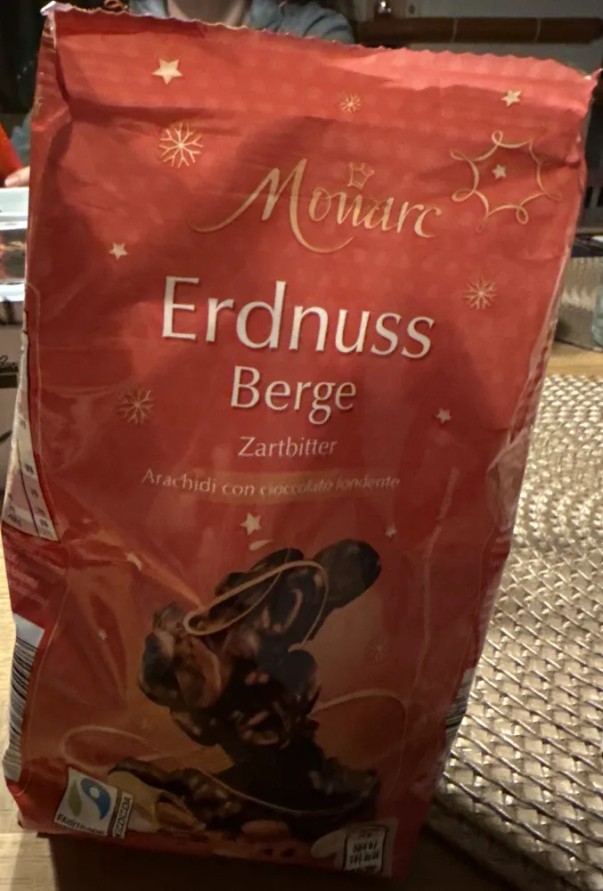 Erdnuss Berge Zartbitter