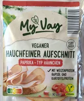 Veganer Hauchschnitt Paprika - Typ Hähnchen