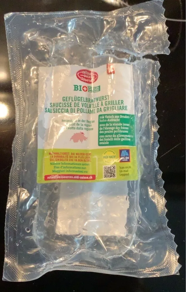 Salsiccia di pollame da grigliare