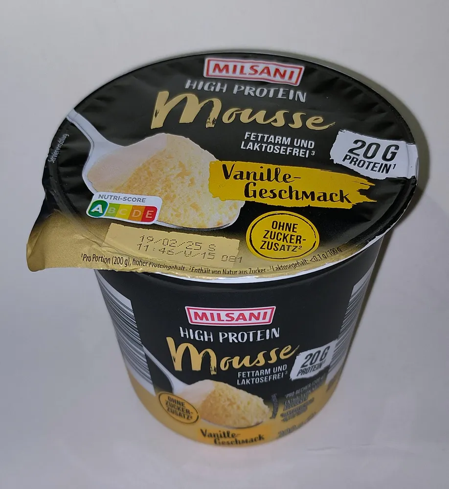 High-Protein-Mousse Vanillegeschmack