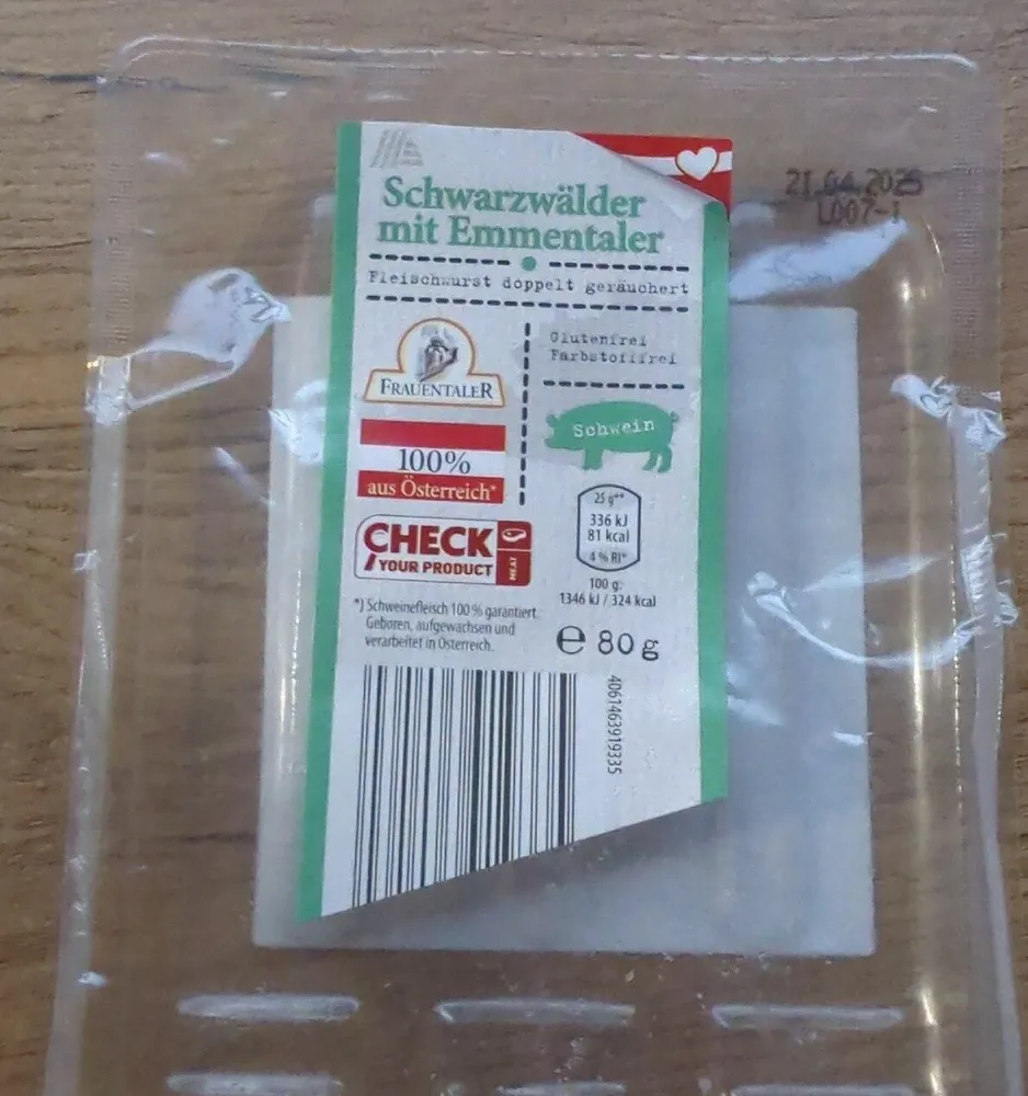 Schwarzwälder mit Emmentaler