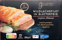 Wildlachsfilet in Blätterteig mit feiner Dillsauce