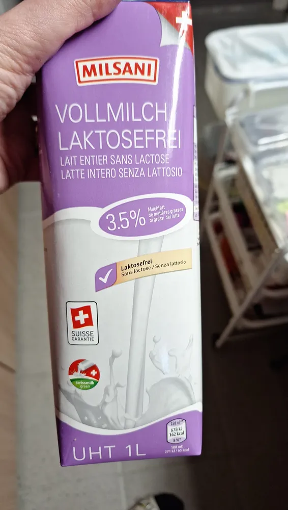 Vollmilch laktosefrei