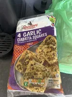 Garlic Ciabatta Squares