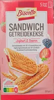 Sandwich-Getreidekekse - Joghurt & Beeren