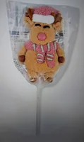 Strawberry Flavour Reindeer Marshmallow Lolly