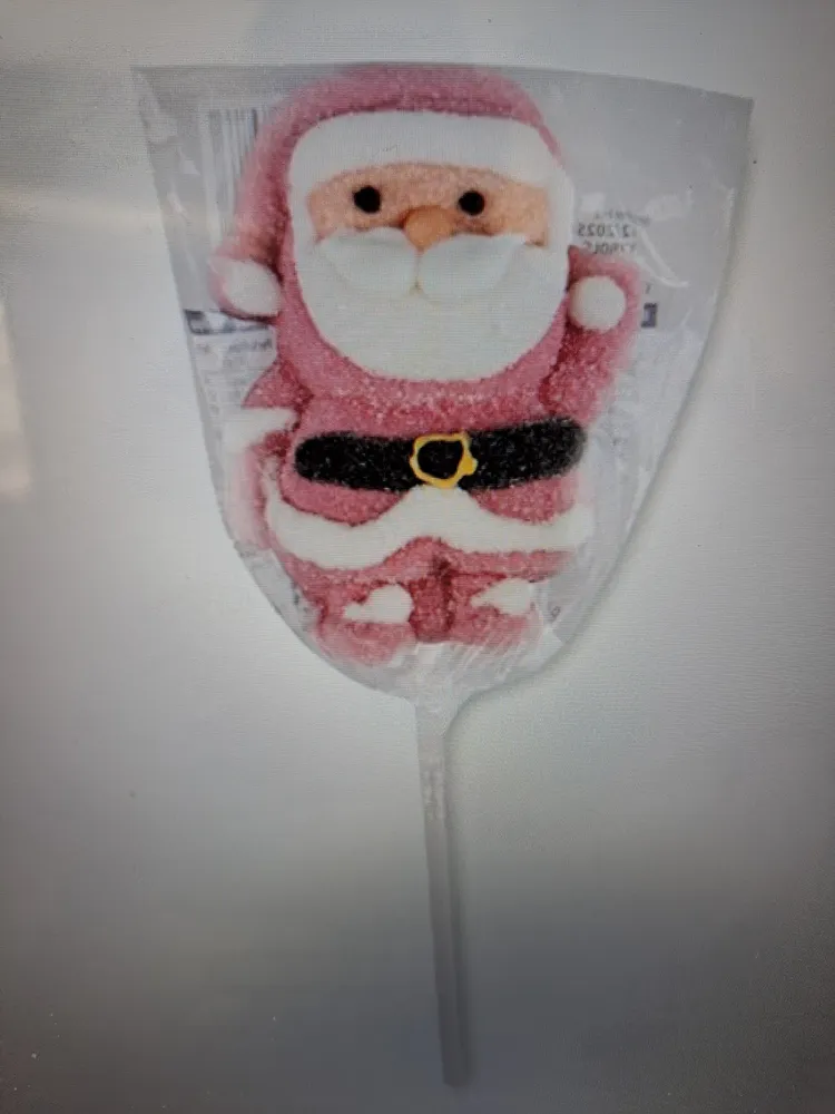 Strawberry Flavour Santa Marshmallow Lolly