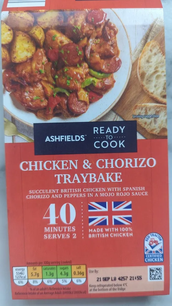 Chicken & Chorizo Traybake