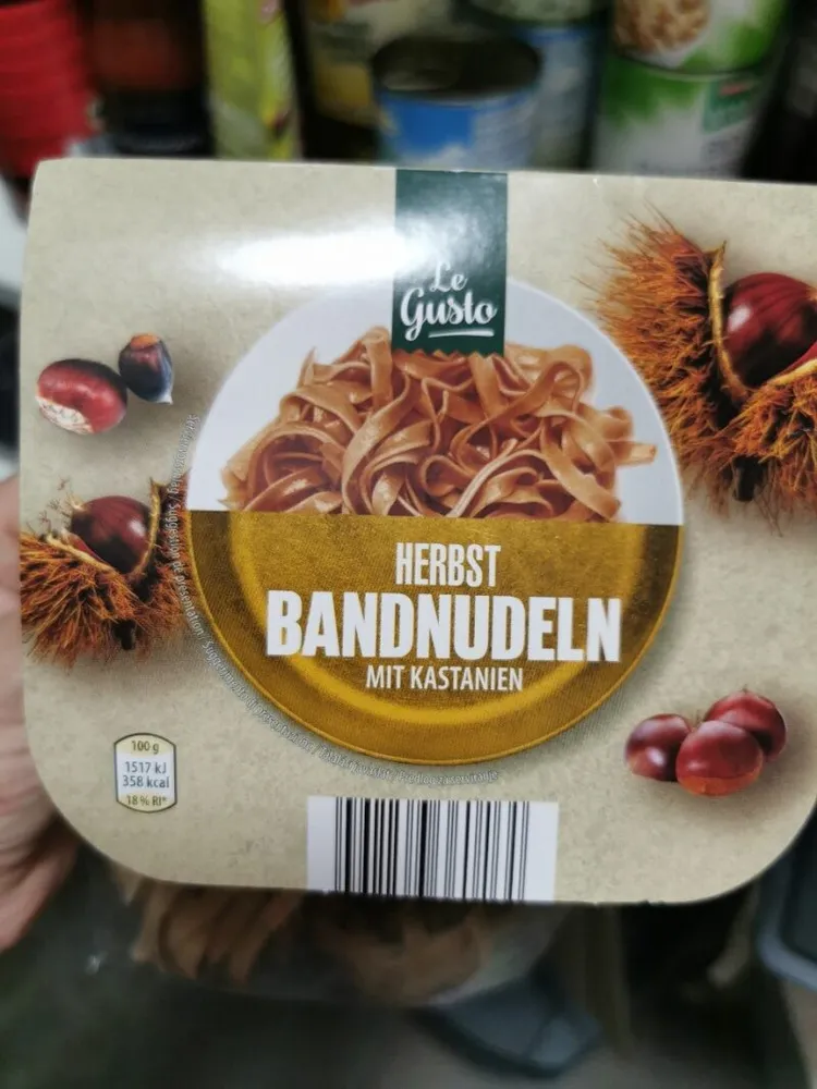 Band Nudeln Kastanien