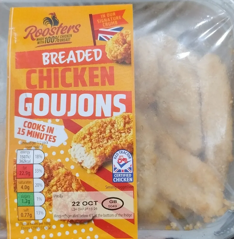 Breaded Chicken Goujons