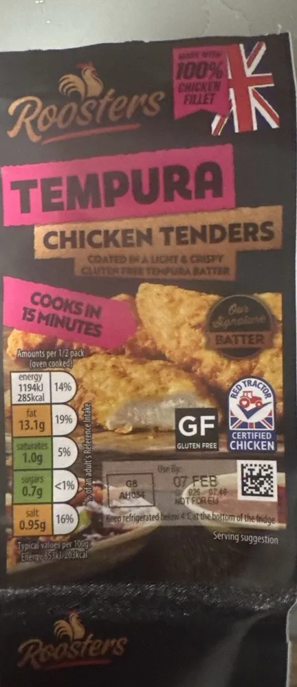 TEMPURA CHICKEN TENDERS