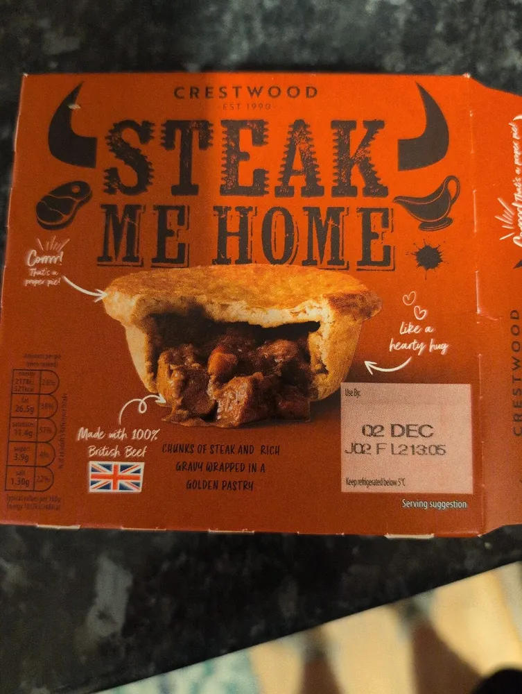 Steak Me Home Pie
