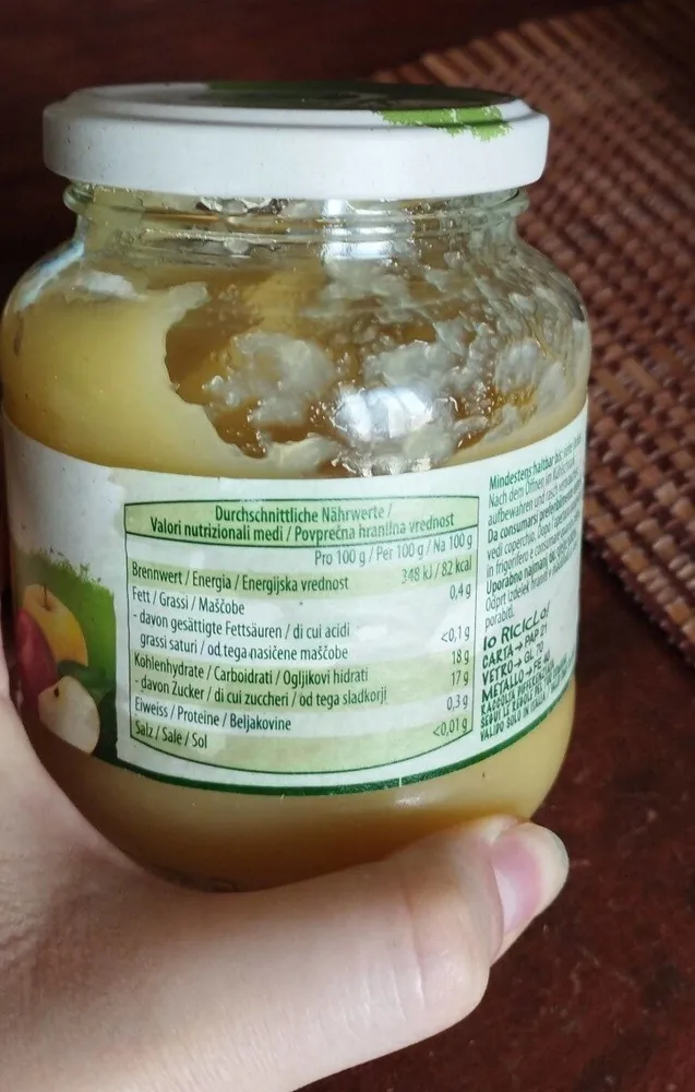 Apfelmus purea di mela