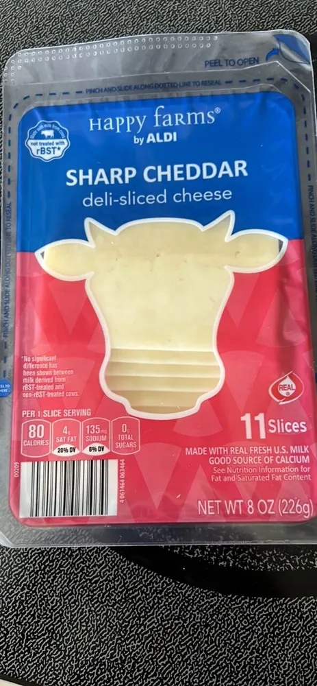 SHARP CHEDDAR DELI-SLICED CHEESE