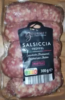 Salsiccia mit Trüffel (grobe gepökelte Schweinebratwurst)