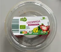 Kirschpaprika gefüllt mit Frischkäsecreme