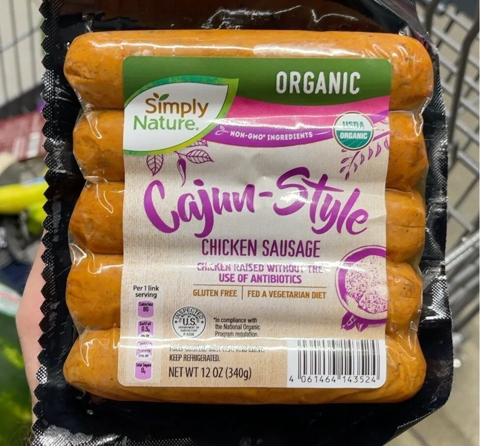 Cajun Style Chicken Sausage