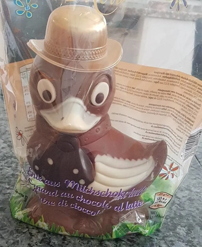 ENTE AUS MILCHSCHOKOLADE