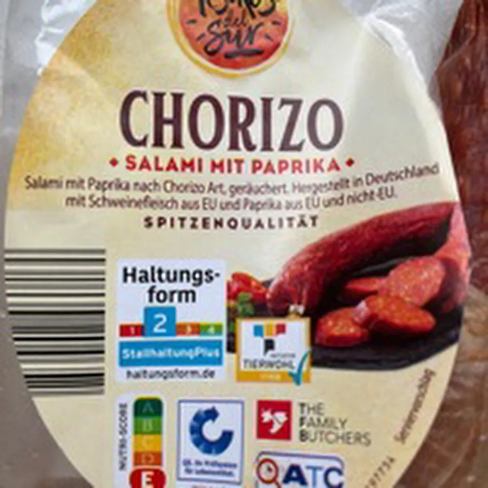Chorizo - Salami mit Paprika