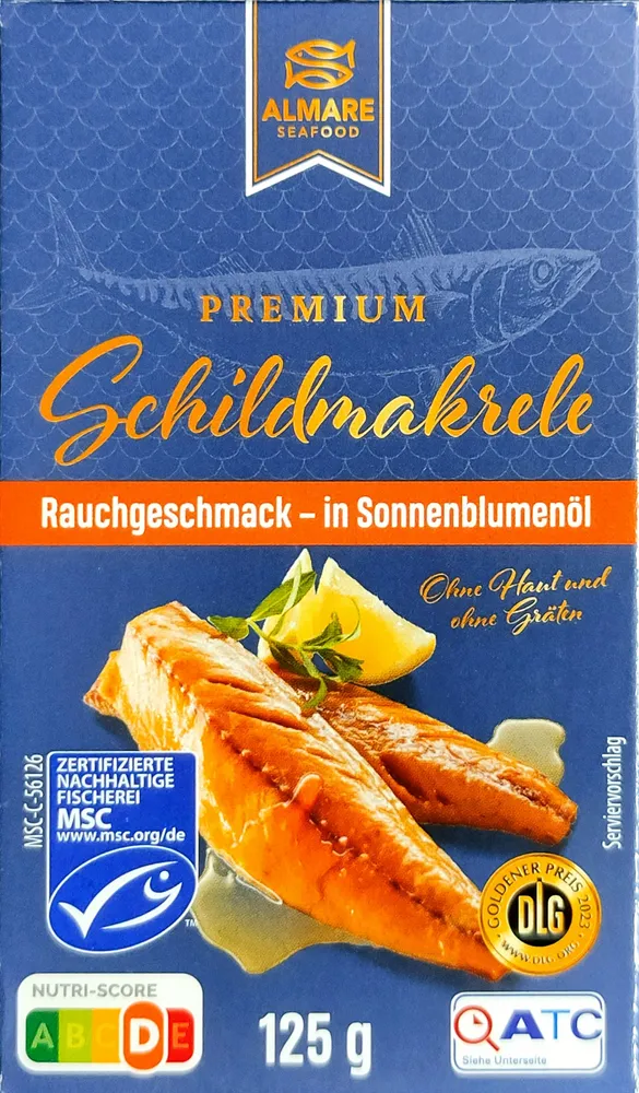 Premium-Schildmakrele in Sonnenblumenöl