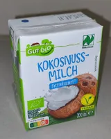Bio-Kokosnussmilch fettreduziert