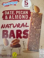 Natural bars; Date, Pecan & Almond