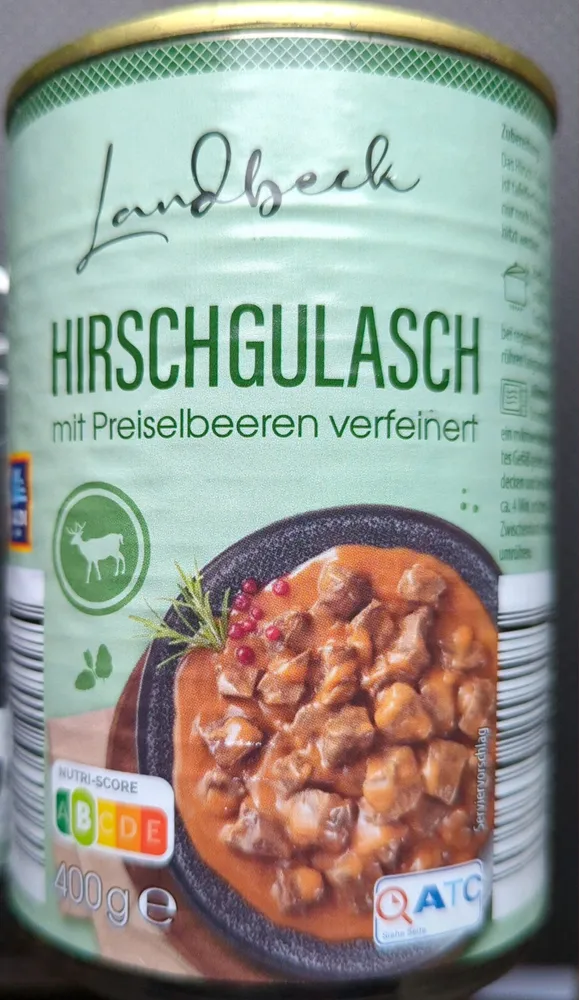 Hirschgulasch