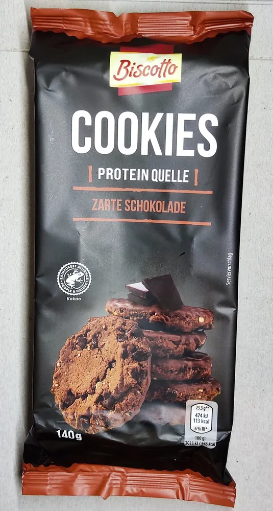 Protein-Cookies - Zarte Schokolade
