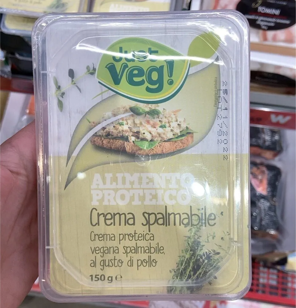 Crema vegana spalmabile al gusto di pollo