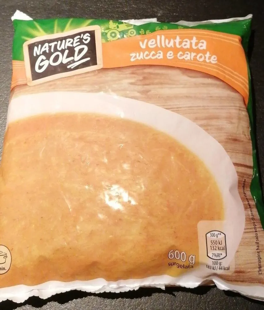 Vellutata zucca e carote